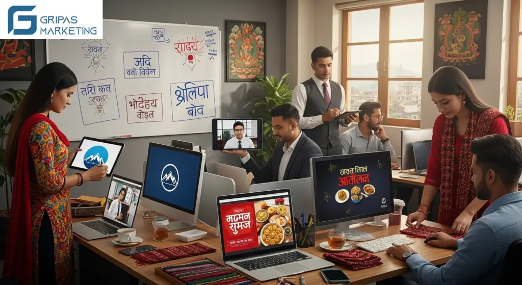 Trust Gripas Marketing for reliable digital ads services in Nepal