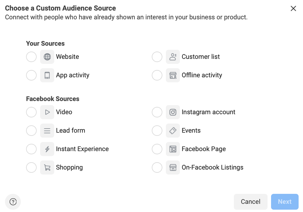 Retargeting the audience