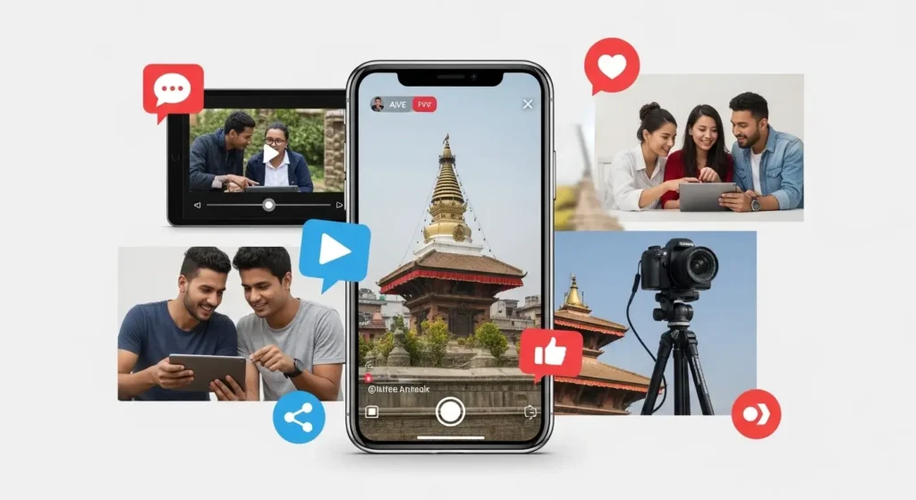 Video Marketing trends in Nepal – Short, Live, and Interactive Content