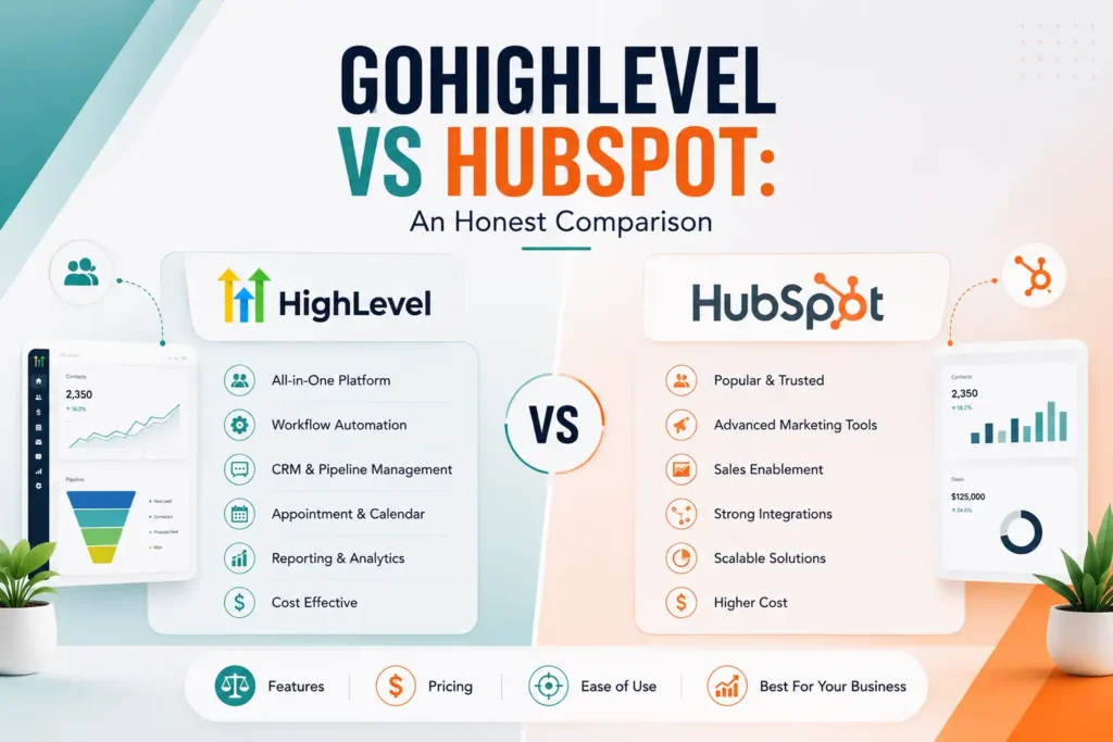 GoHighLevel vs HubSpot: An Honest Comparison