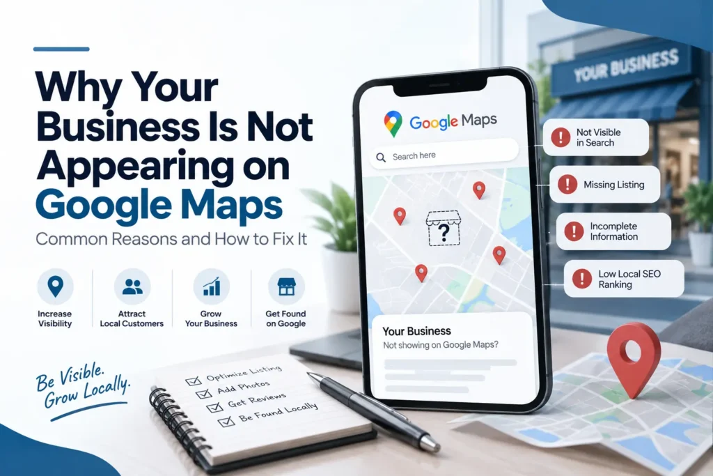 Why Your Business Is Not Appearing on Google Maps